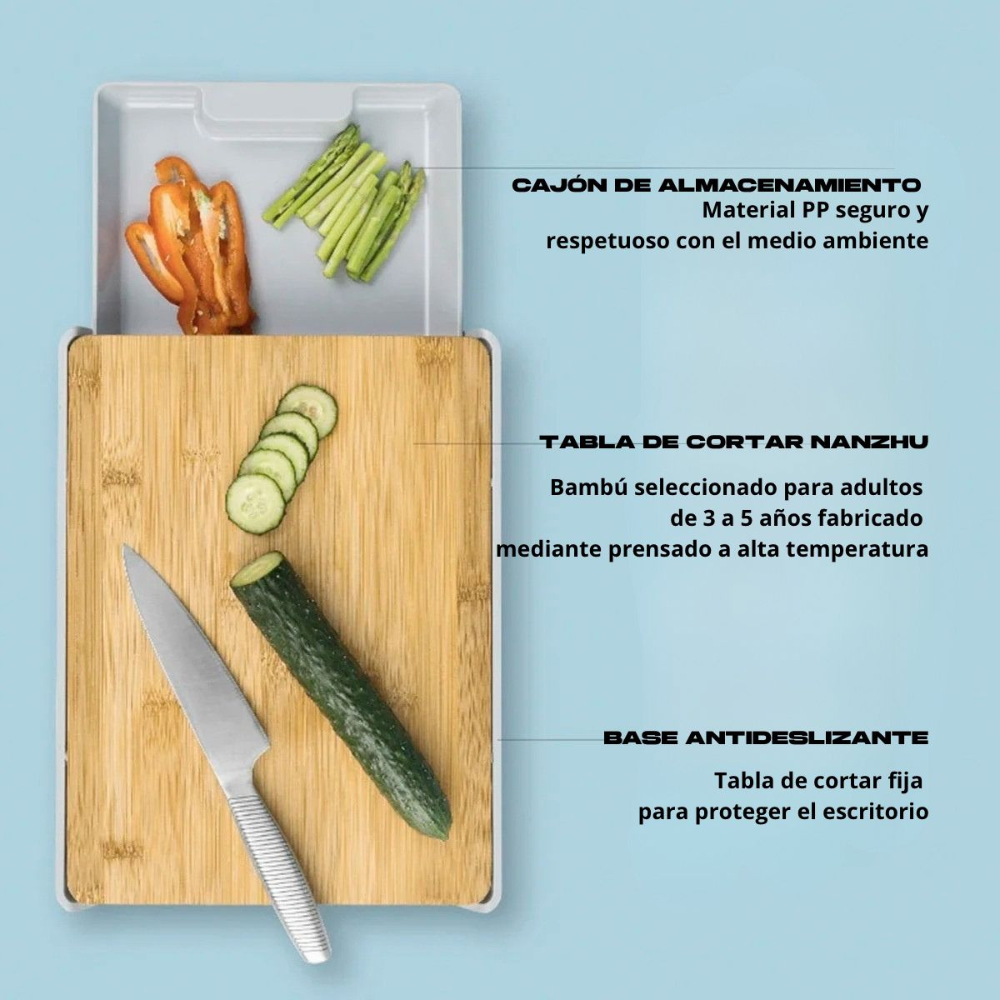 Tabla Corta Fácíl de Bambú